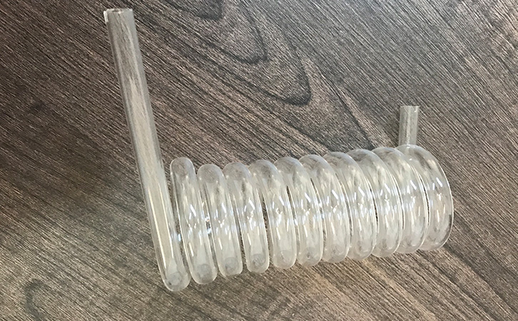 凈水殺菌專(zhuān)用螺旋石英玻璃管